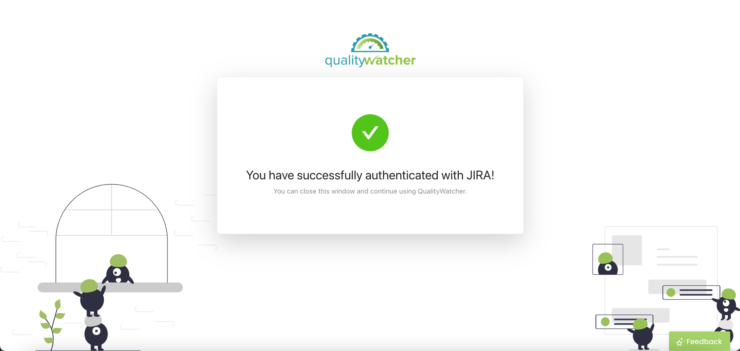 Successfully integrated Jira into your workspace. As a non admin you are not shown the screen to match your Jira projects to your QualityWorks projects since the admin account already completed that process.