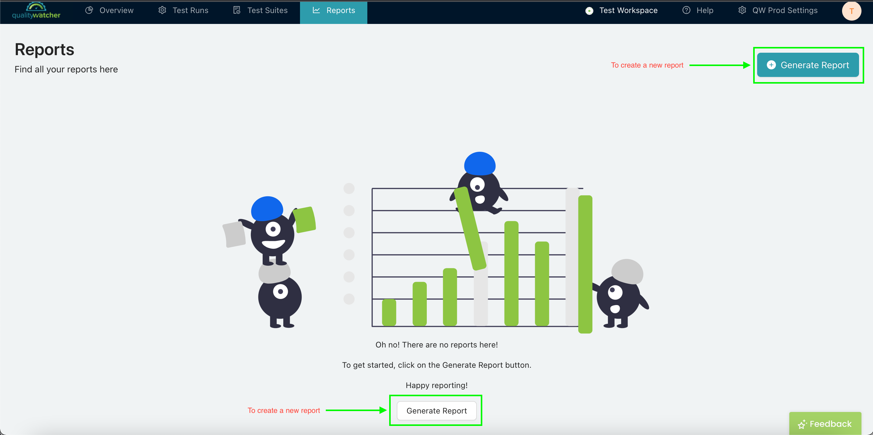 Creating a New Report in QualityWatcher